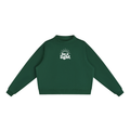 Essential Fleece Mock-Neck Crew Sweatshirt