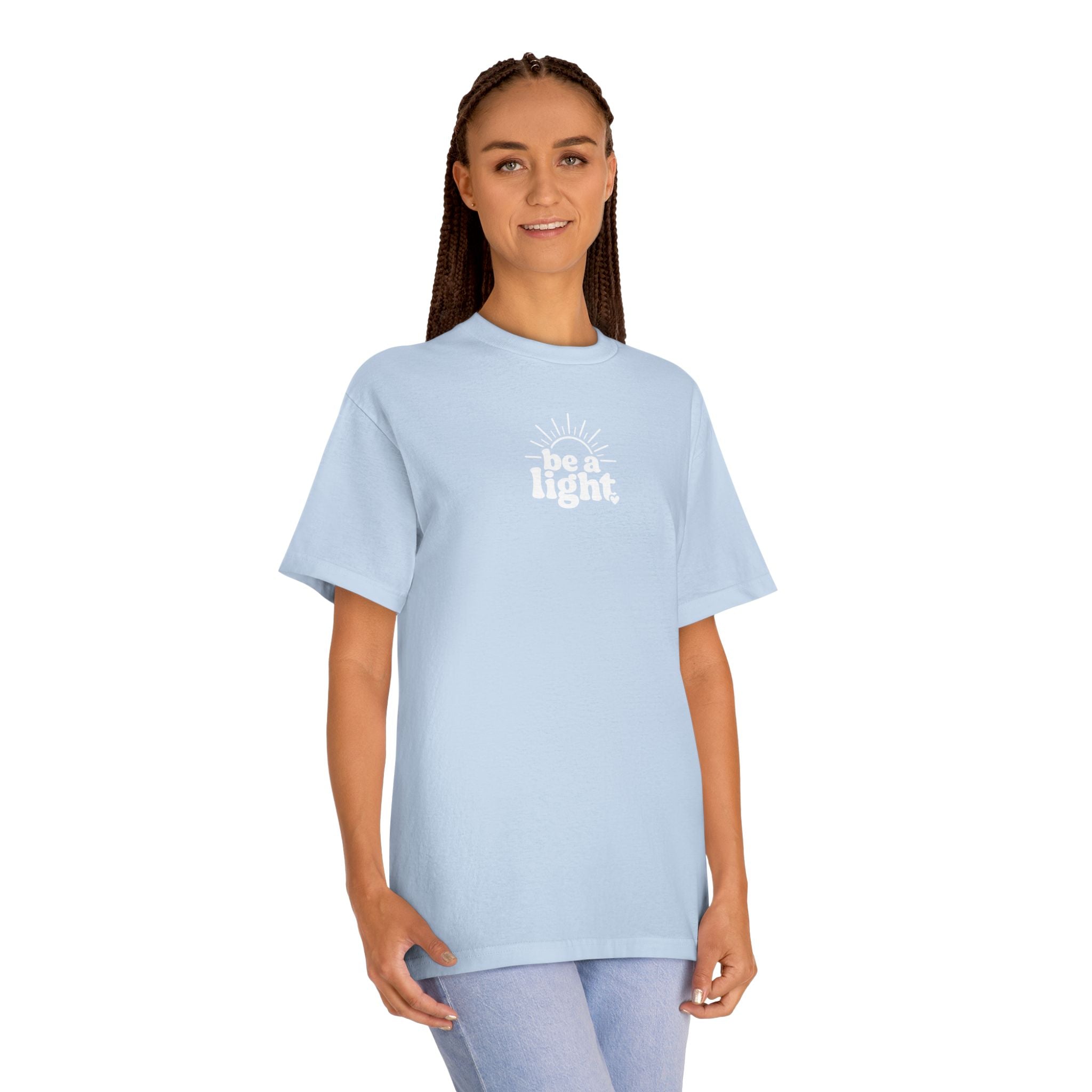Kindness Matters Tee — "Be A Light" Floral Graphic T-Shirt