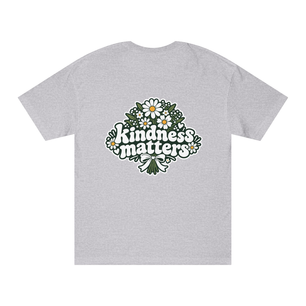 Kindness Matters Tee — "Be A Light" Floral Graphic T-Shirt