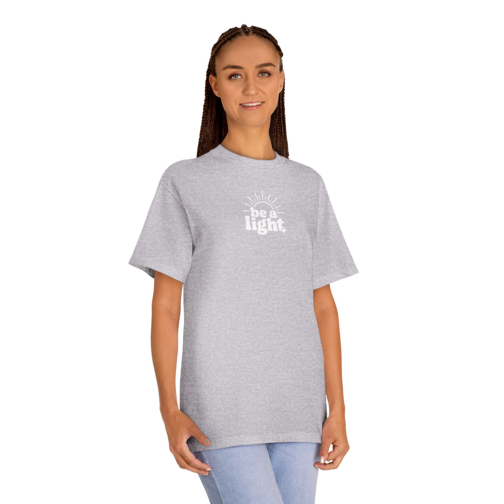 Kindness Matters Tee — "Be A Light" Floral Graphic T-Shirt