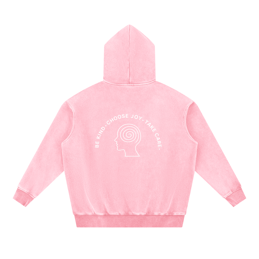 Snow Wash Fleece Oversize Hoodie