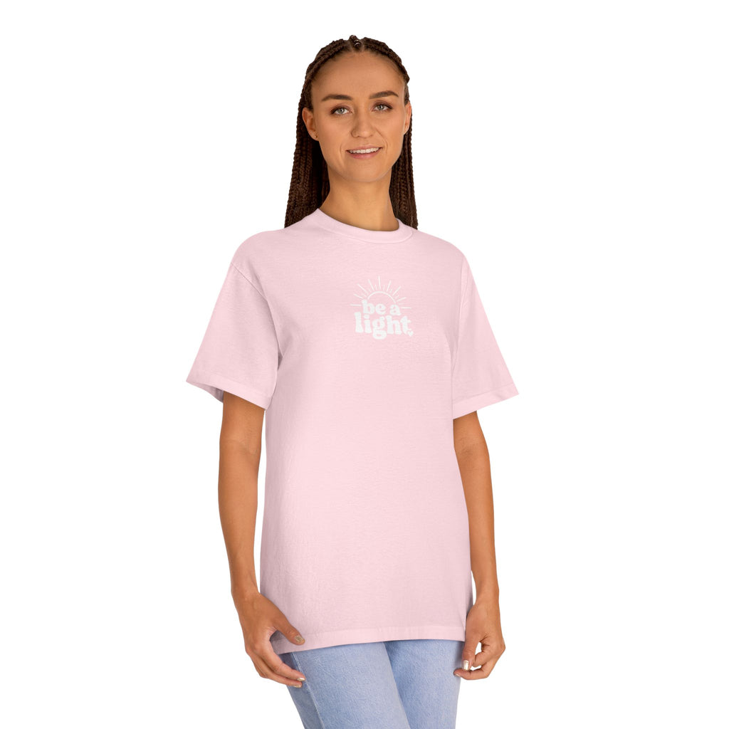 Kindness Matters Tee — "Be A Light" Floral Graphic T-Shirt