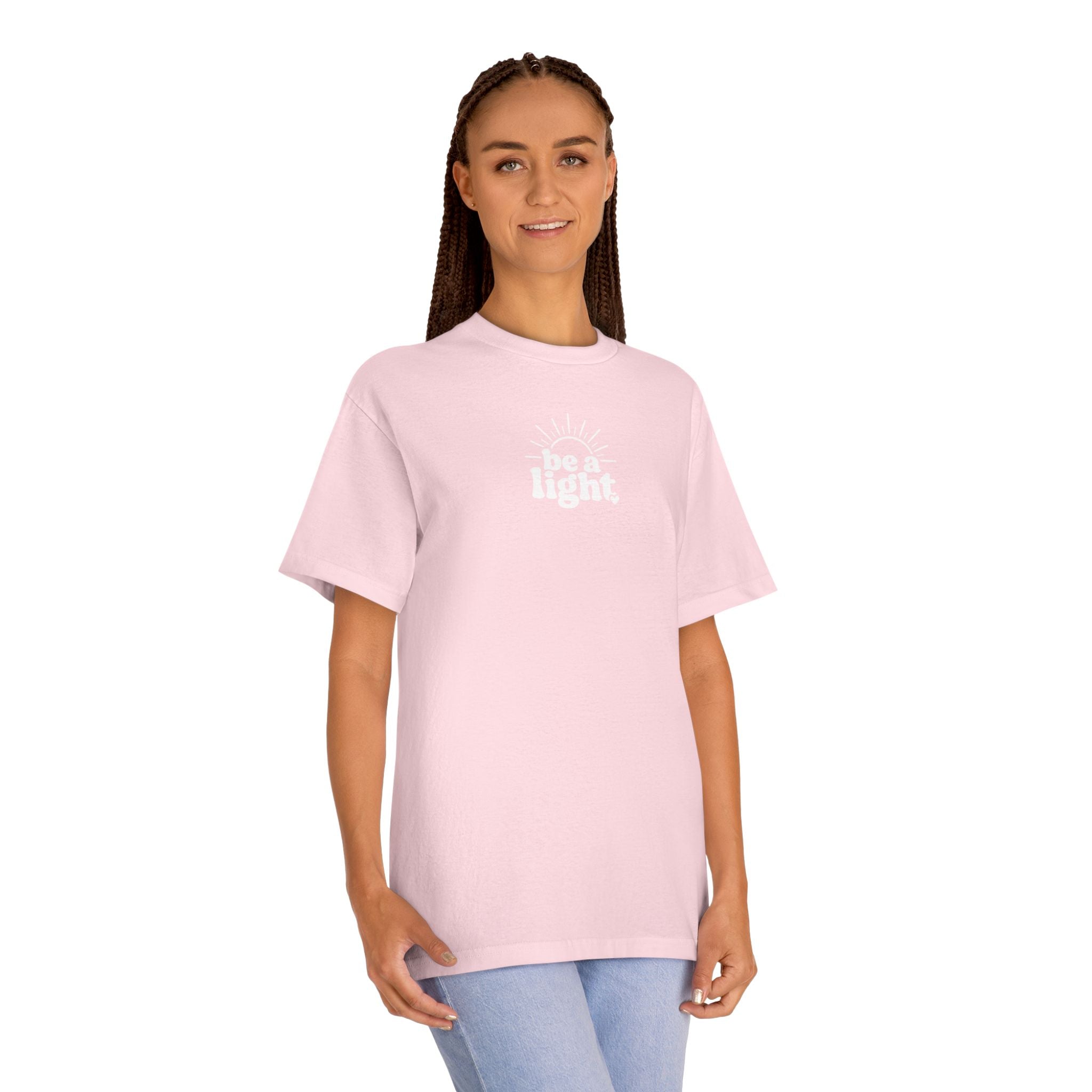 Kindness Matters Tee — "Be A Light" Floral Graphic T-Shirt