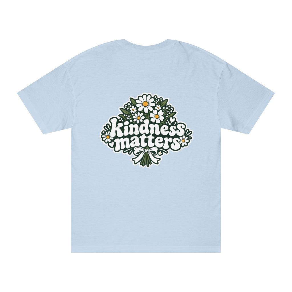 Kindness Matters Tee — "Be A Light" Floral Graphic T-Shirt