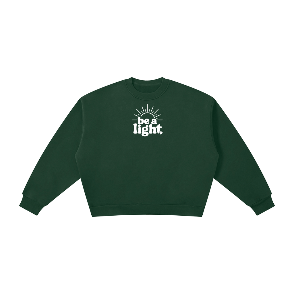 Boxy Fleece Crewneck Sweatshirt