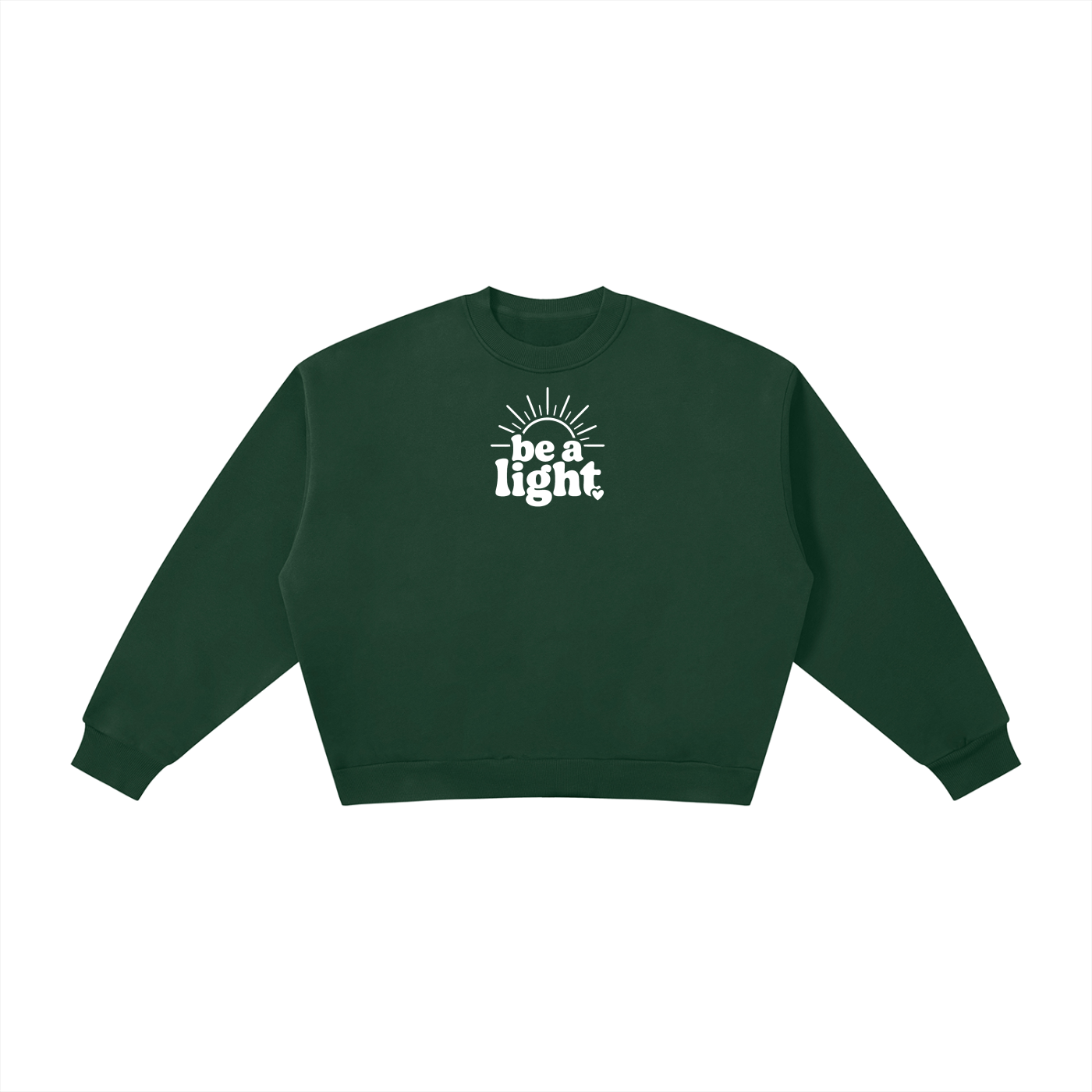 Boxy Fleece Crewneck Sweatshirt