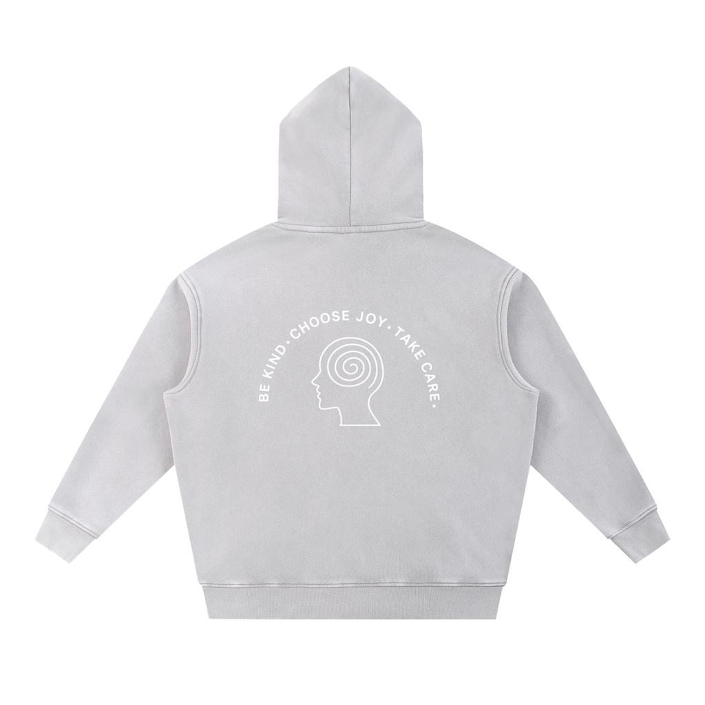 Snow Wash Fleece Oversize Hoodie