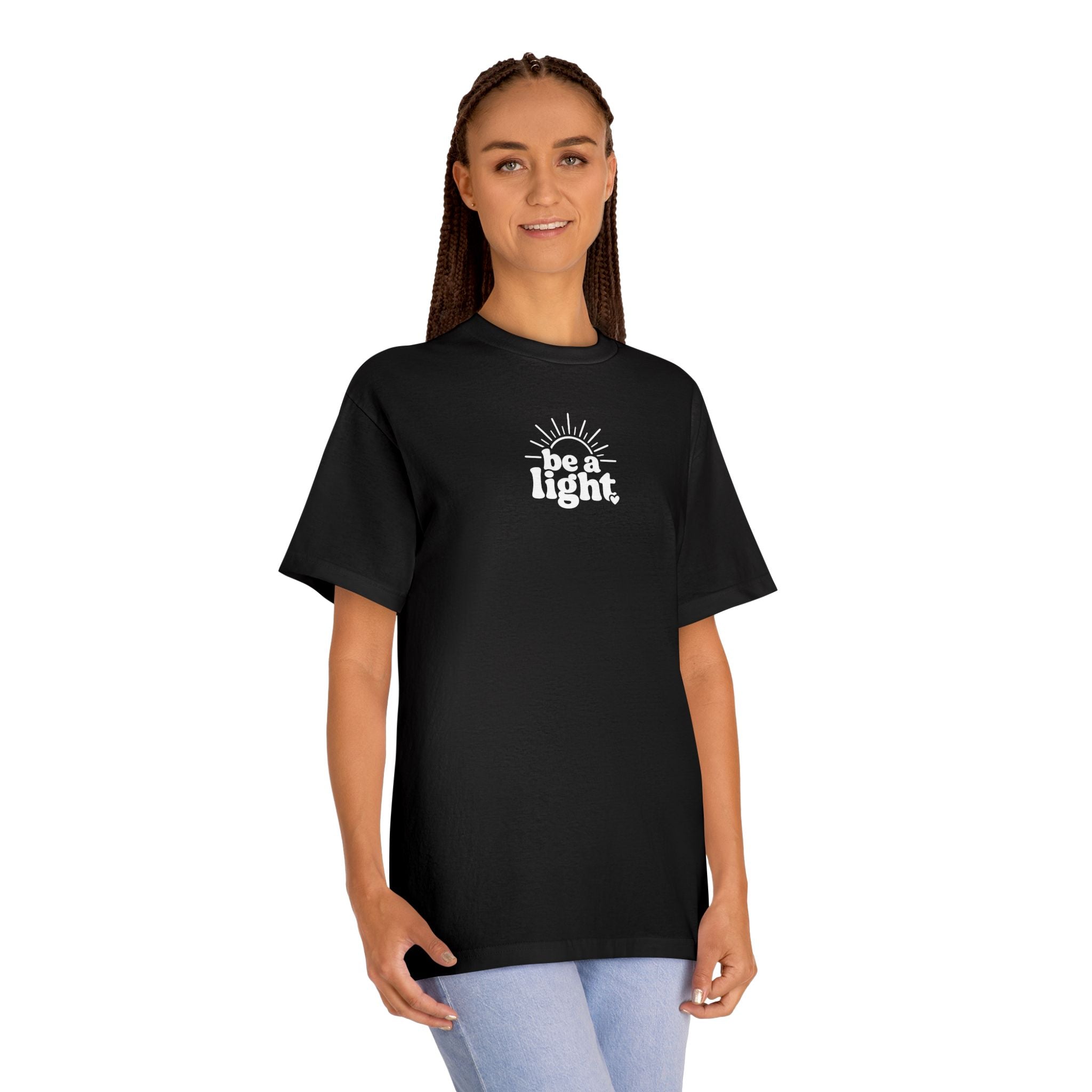 Kindness Matters Tee — "Be A Light" Floral Graphic T-Shirt