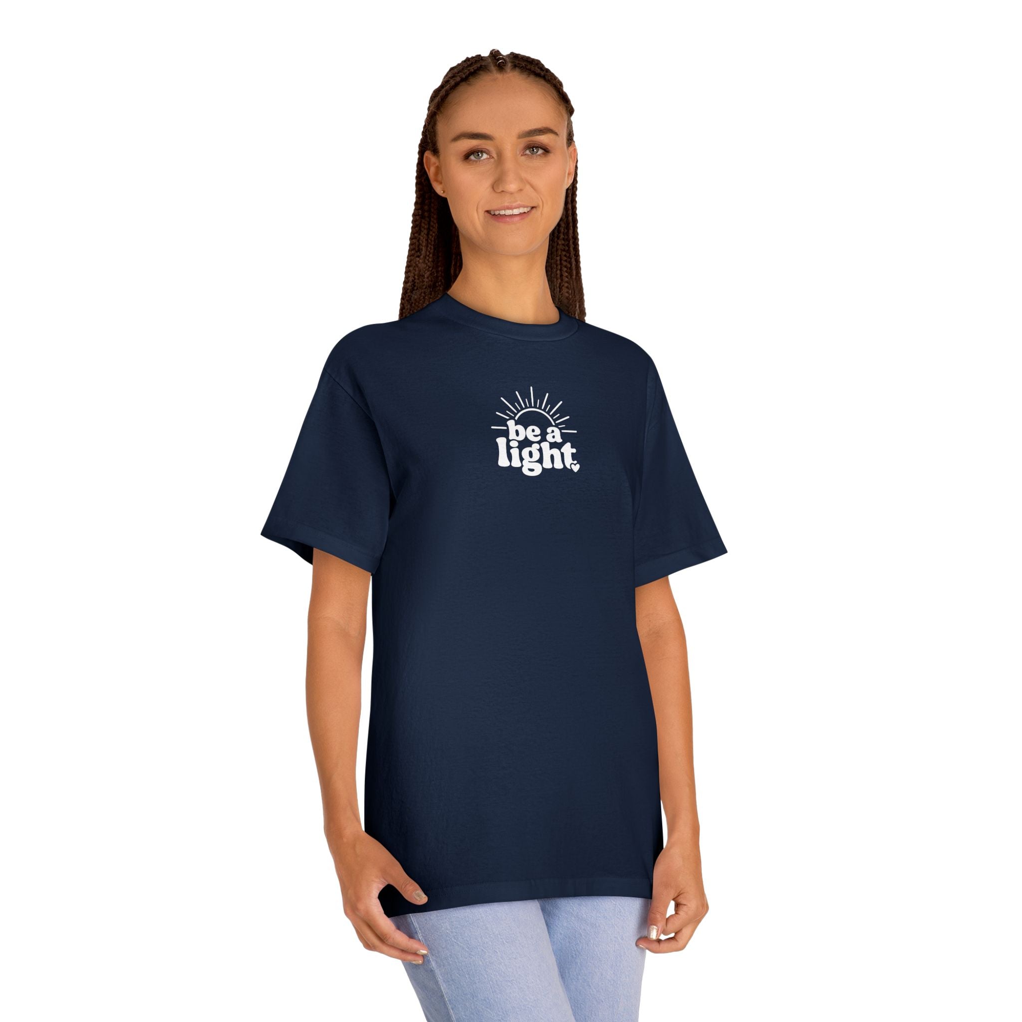 Kindness Matters Tee — "Be A Light" Floral Graphic T-Shirt