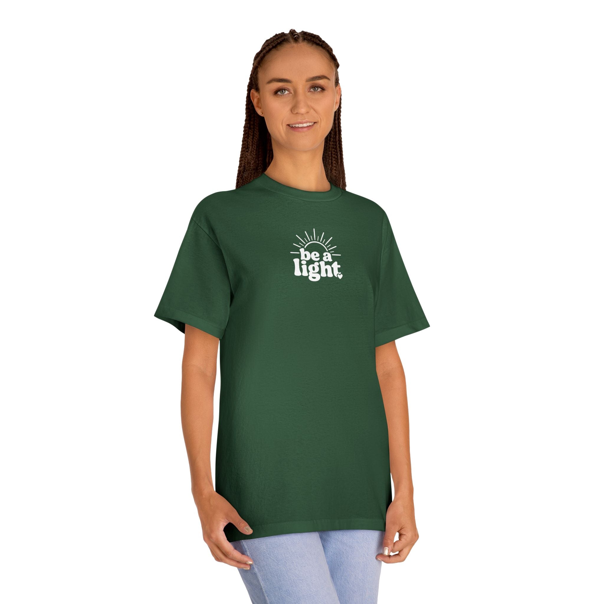 Kindness Matters Tee — "Be A Light" Floral Graphic T-Shirt