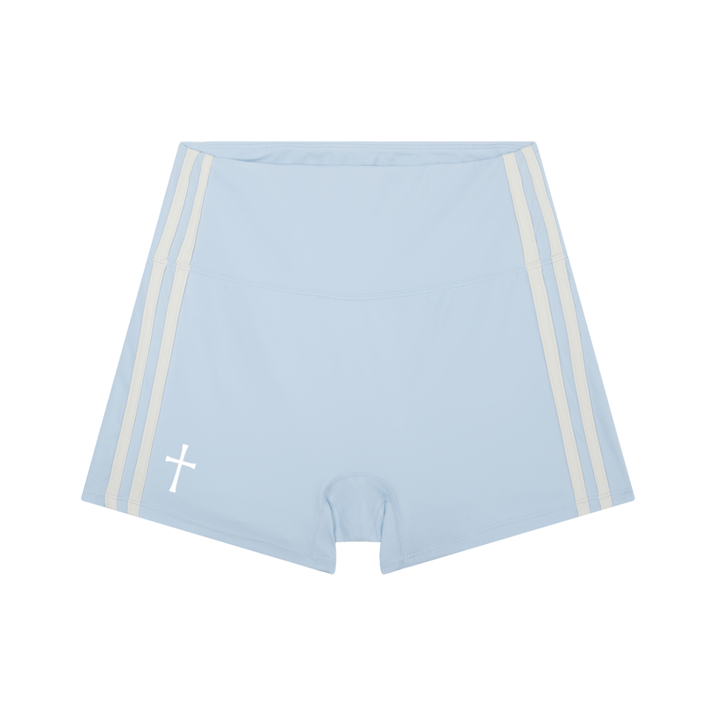 Women’s High-Waist Color Block Yoga Shorts