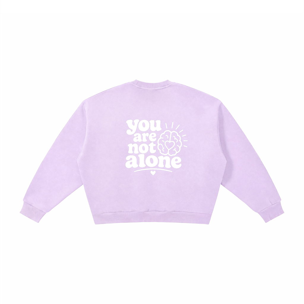 Boxy Fleece Crewneck Sweatshirt