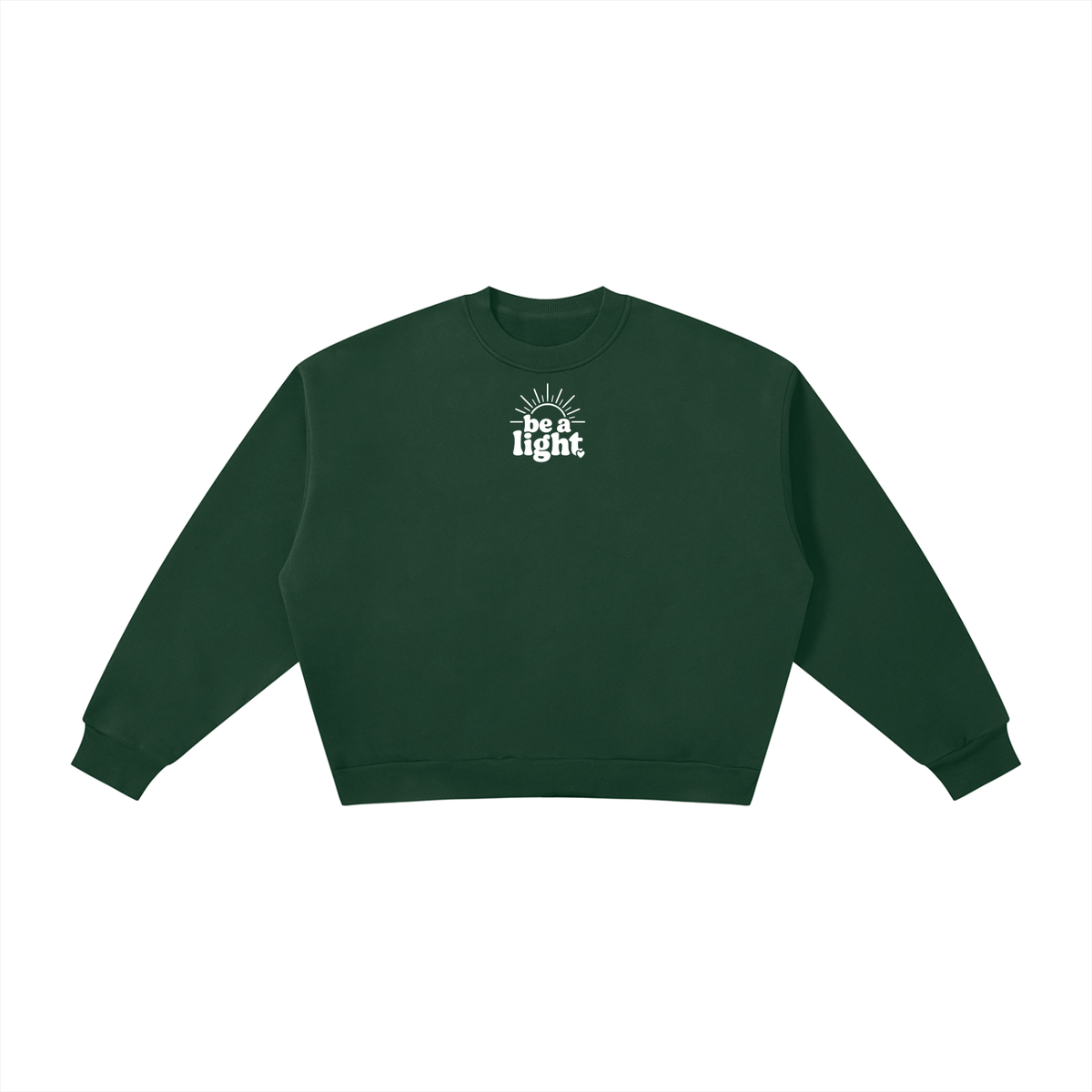 Boxy Fleece Crewneck Sweatshirt
