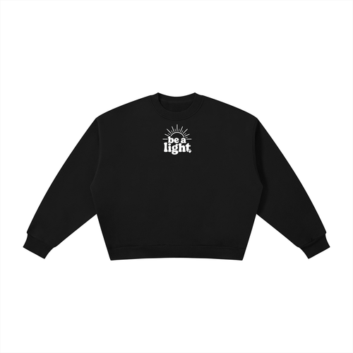 Boxy Fleece Crewneck Sweatshirt