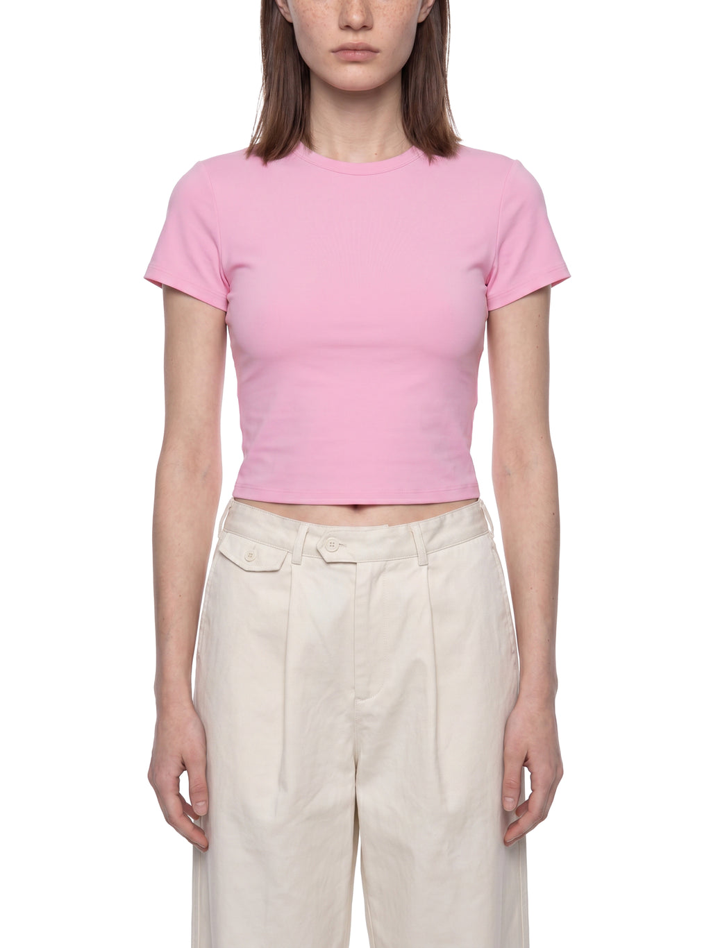 Women's Crewneck Crop T-Shirt
