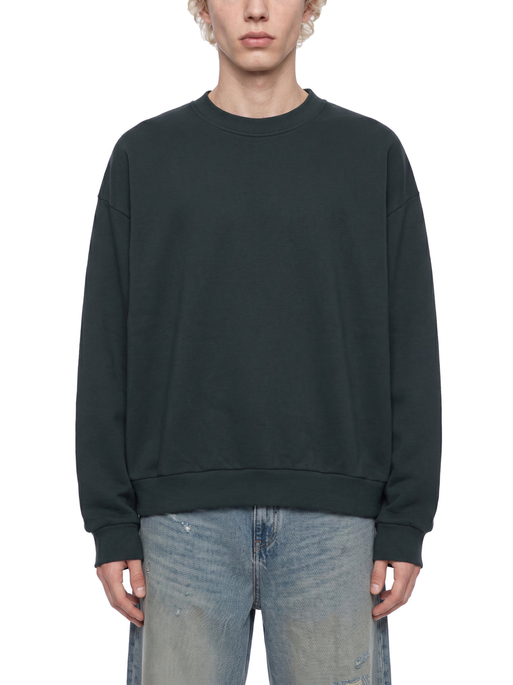 Boxy Fleece Crewneck Sweatshirt